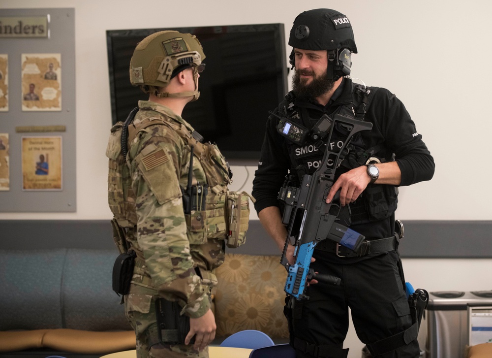 501st Combat Support Wing conducts base exercise