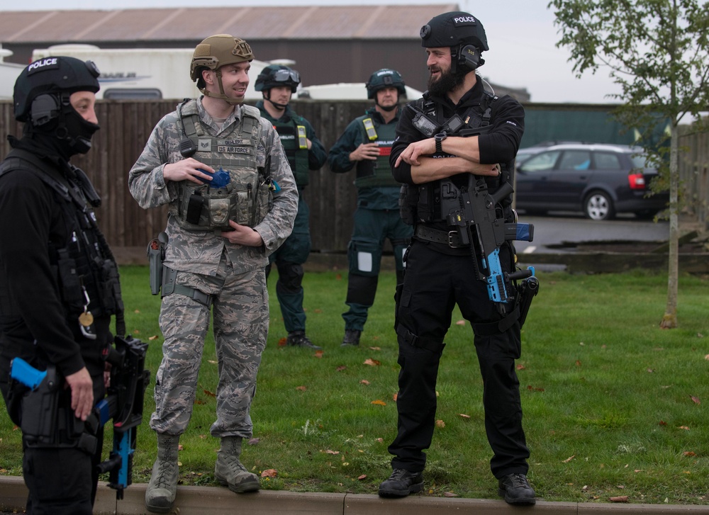 501st Combat Support Wing conducts base exercise