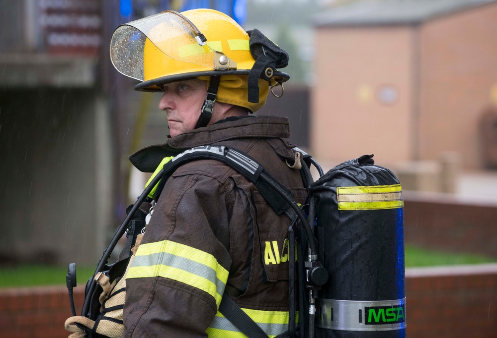 423rd Civil Engineer Squadron Fire Department exercise