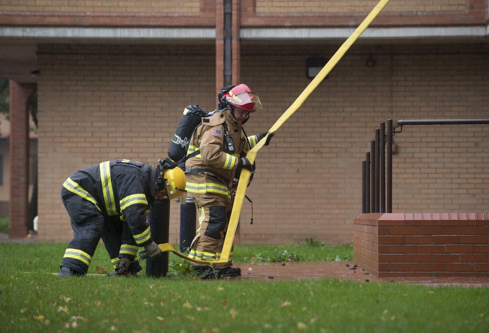 423rd Civil Engineer Squadron Fire Department exercise