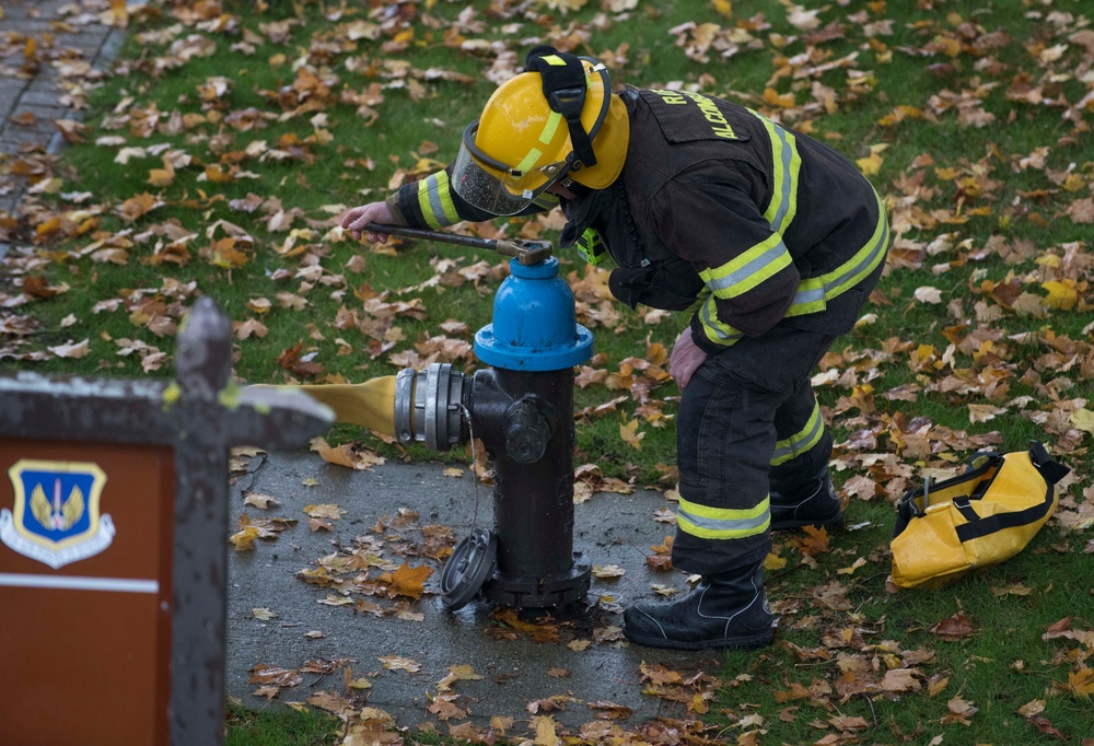 423rd Civil Engineer Squadron Fire Department exercise