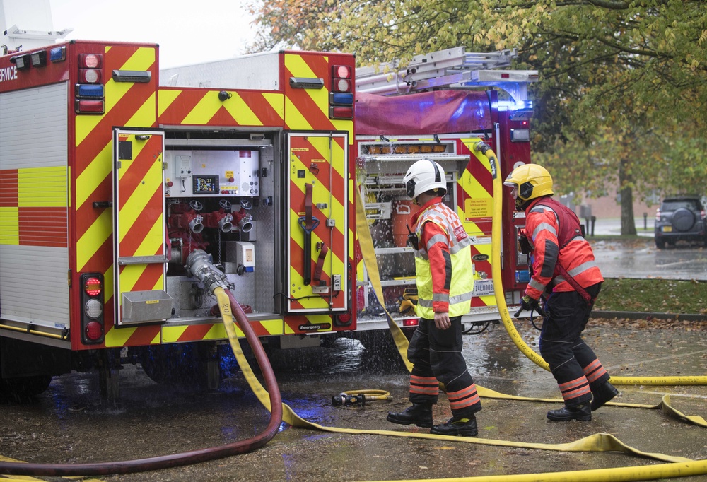 423rd Civil Engineer Squadron Fire Department exercise