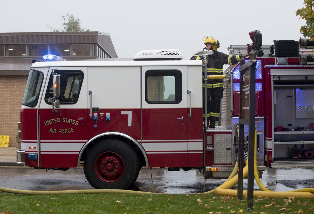 423rd Civil Engineer Squadron Fire Department exercise