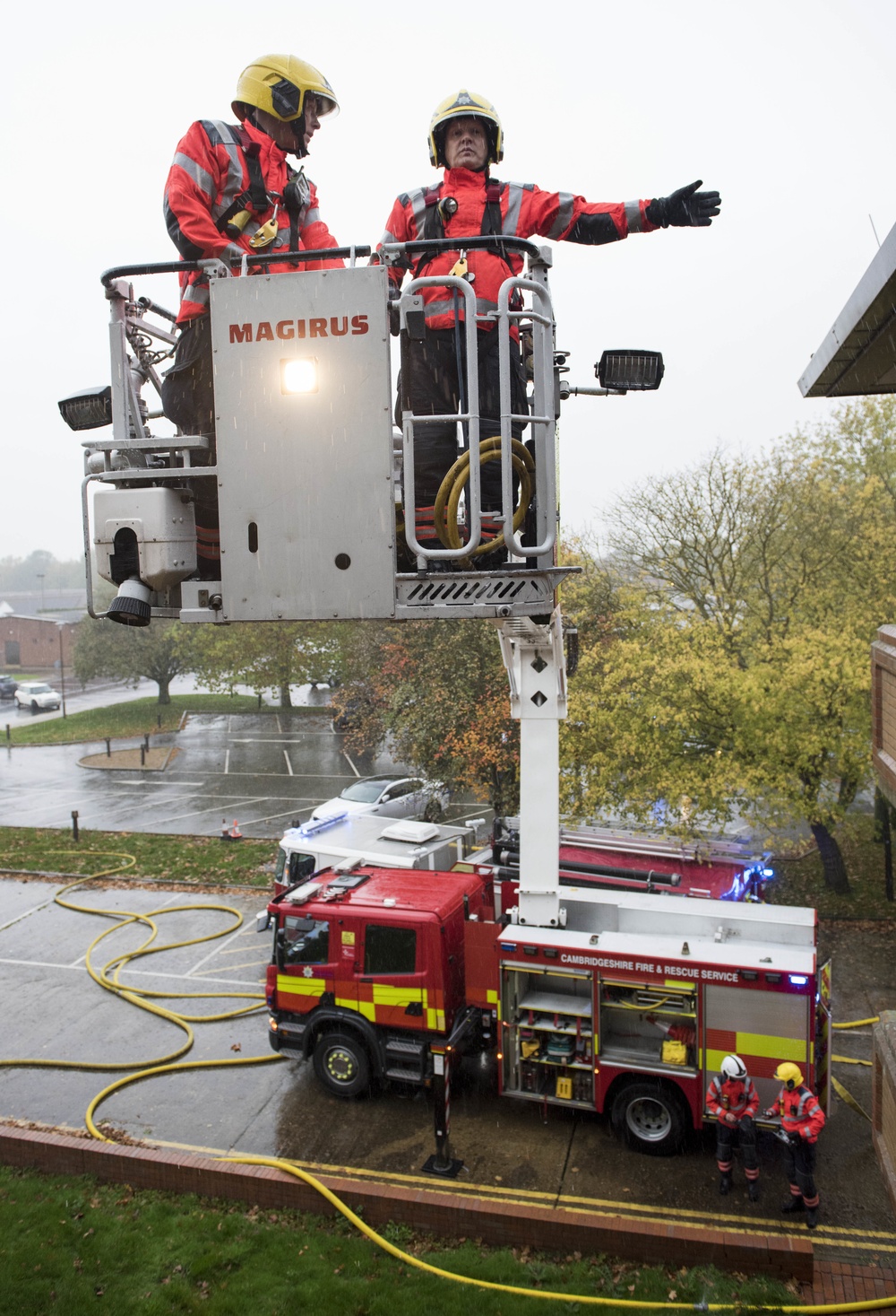 423rd Civil Engineer Squadron Fire Department exercise