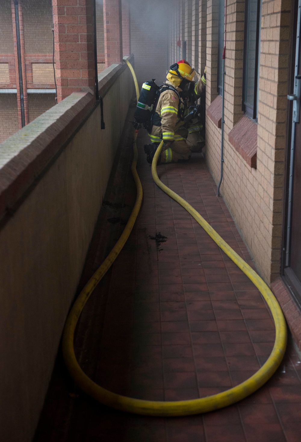 423rd Civil Engineer Squadron Fire Department exercise