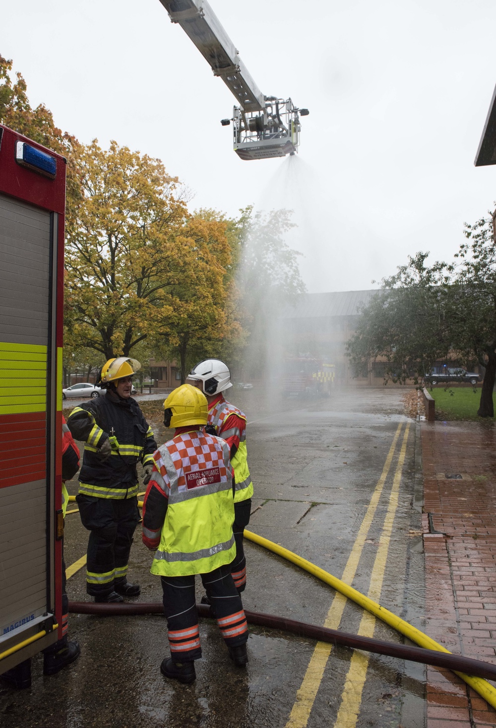 423rd Civil Engineer Squadron Fire Department exercise