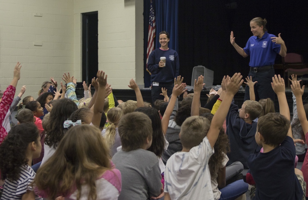 Cherry Point Fire and Emergency Services ignite the flame of fire safety at local schools