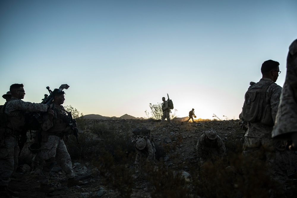 U.S. Marines of 1/6 conduct live-fire MOUT