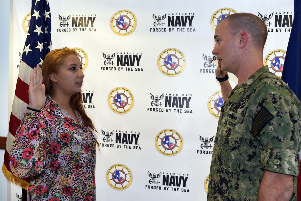 McAllen, Texas Native joins America's Navy to Defend Nation
