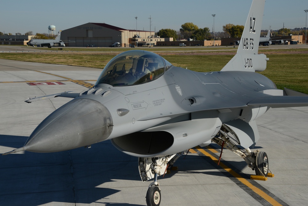 Dutch F-16 at ANG paint facility