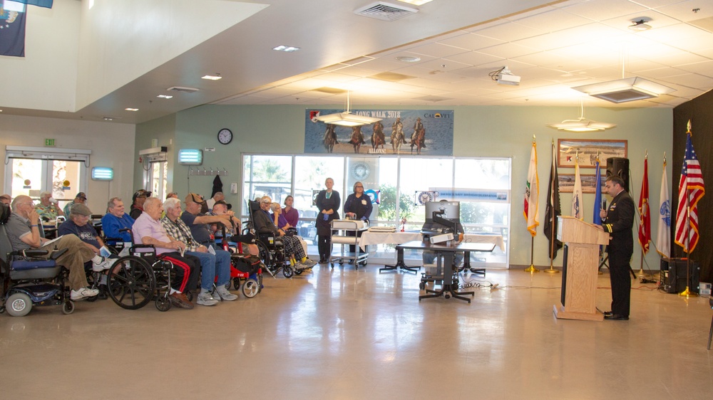 Veterans Home of Barstow celebrates Navy birthday