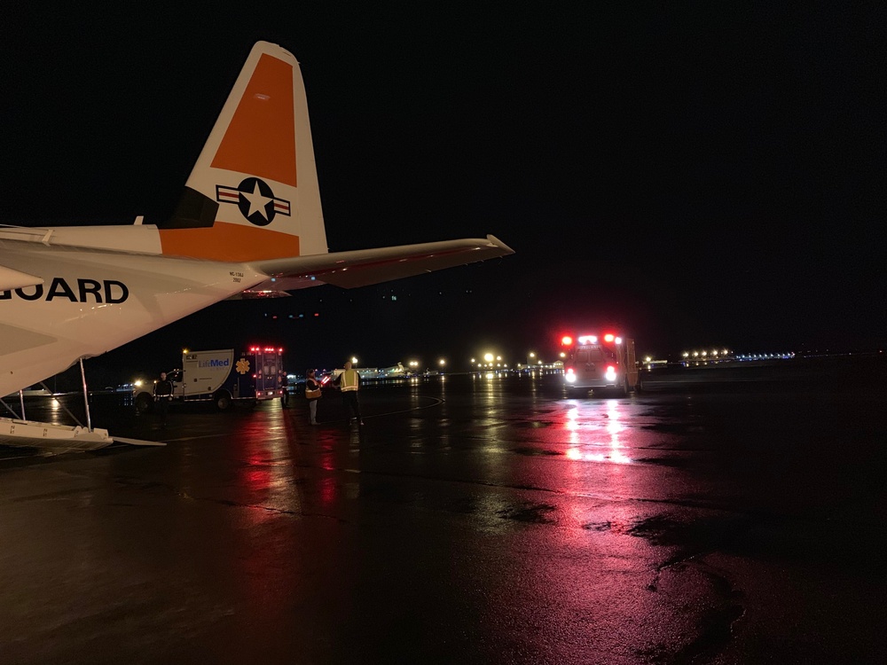 Coast Guard transports 2 patients to higher level care in Anchorage, Alaska
