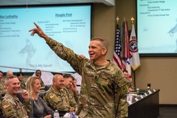 Sergeant Major of teh Army speaks at USAREC ALTC