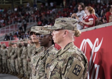 Soldiers re-dedicate themselves to nation during Veterans Appreciation game