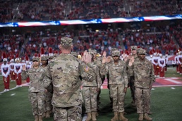 Soldiers re-dedicate themselves to nation during Veterans Appreciation game