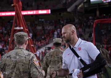 Soldiers re-dedicate themselves to nation during Veterans Appreciation game