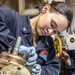 Sailors Aboard USS Milius (DDG 69) Conduct Repairs in the Main Engine Room