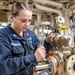 Sailors Aboard USS Milius (DDG 69) Conduct Repairs in the Main Engine Room