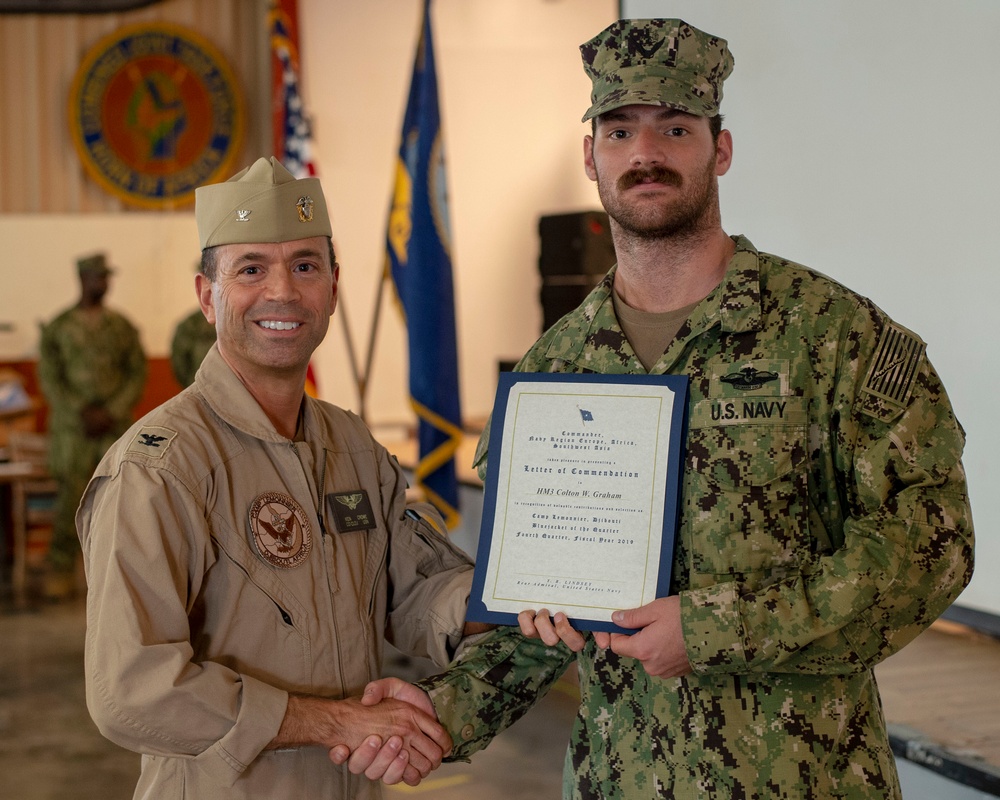 Camp Lemonnier's Oct. 2019 Award Ceremony