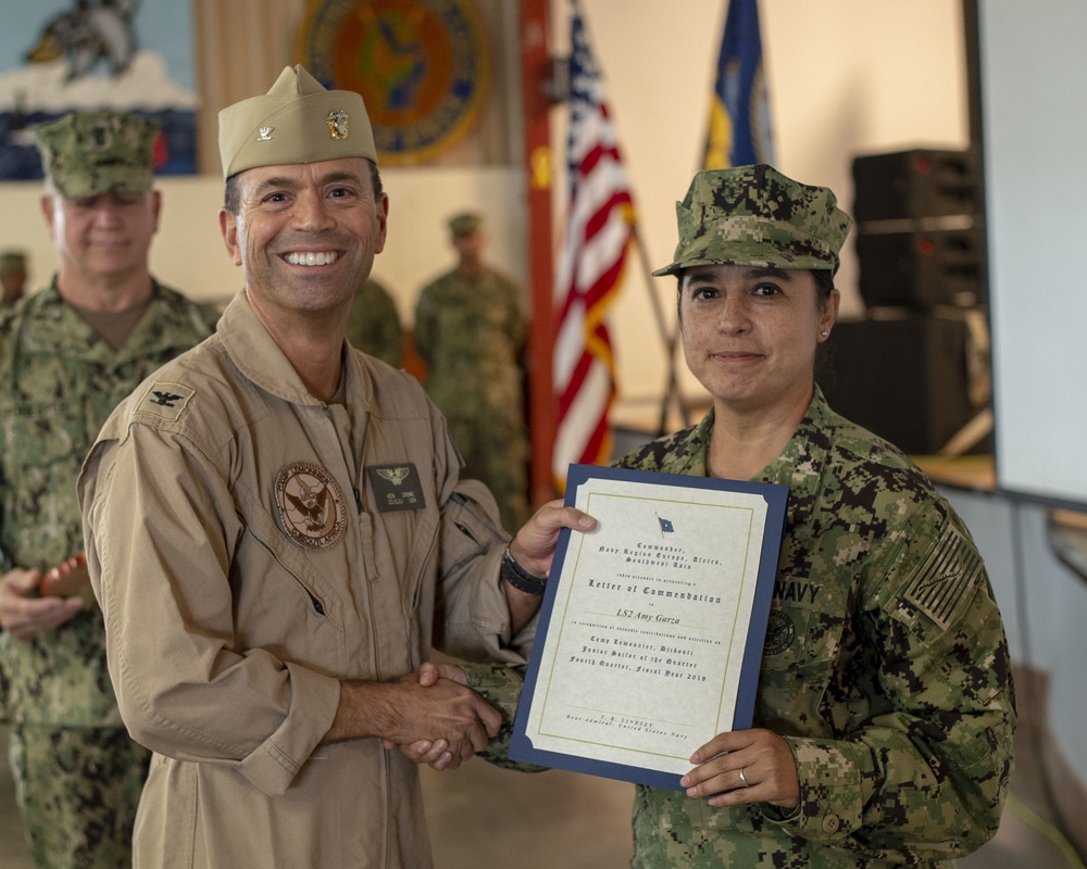 Camp Lemonnier's Oct. 2019 Award Ceremony