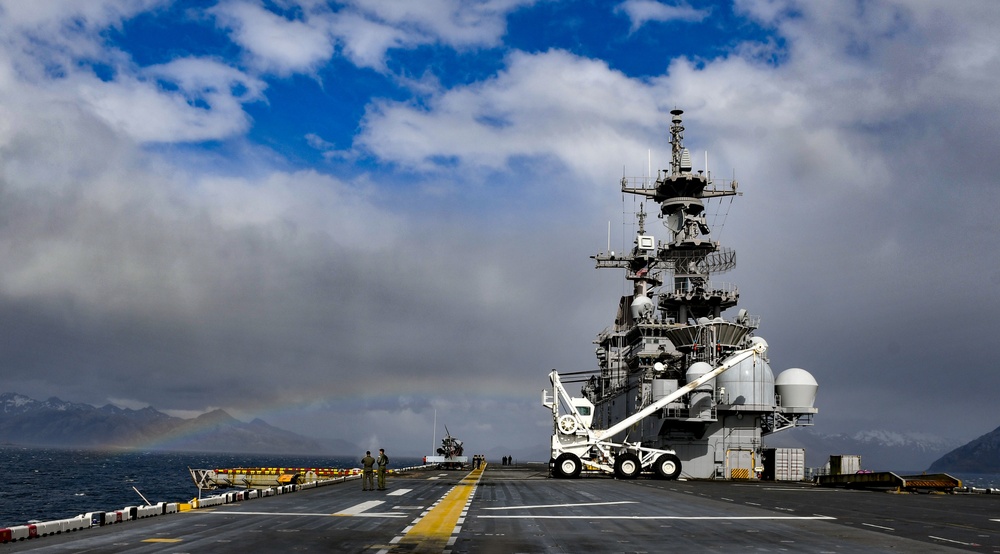 USS WASP (LHD 1) OPERATIONS AT SEA