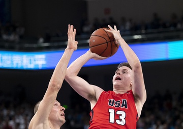 2019 CISM Miilitary World Games Men's Bastketball Team Wins Silver
