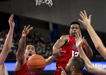 2019 CISM Miilitary World Games Men's Bastketball Team Wins Silver