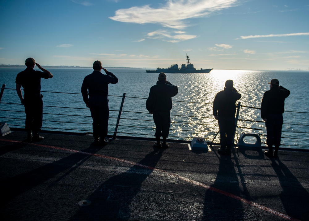 USS Bainbridge Deployment