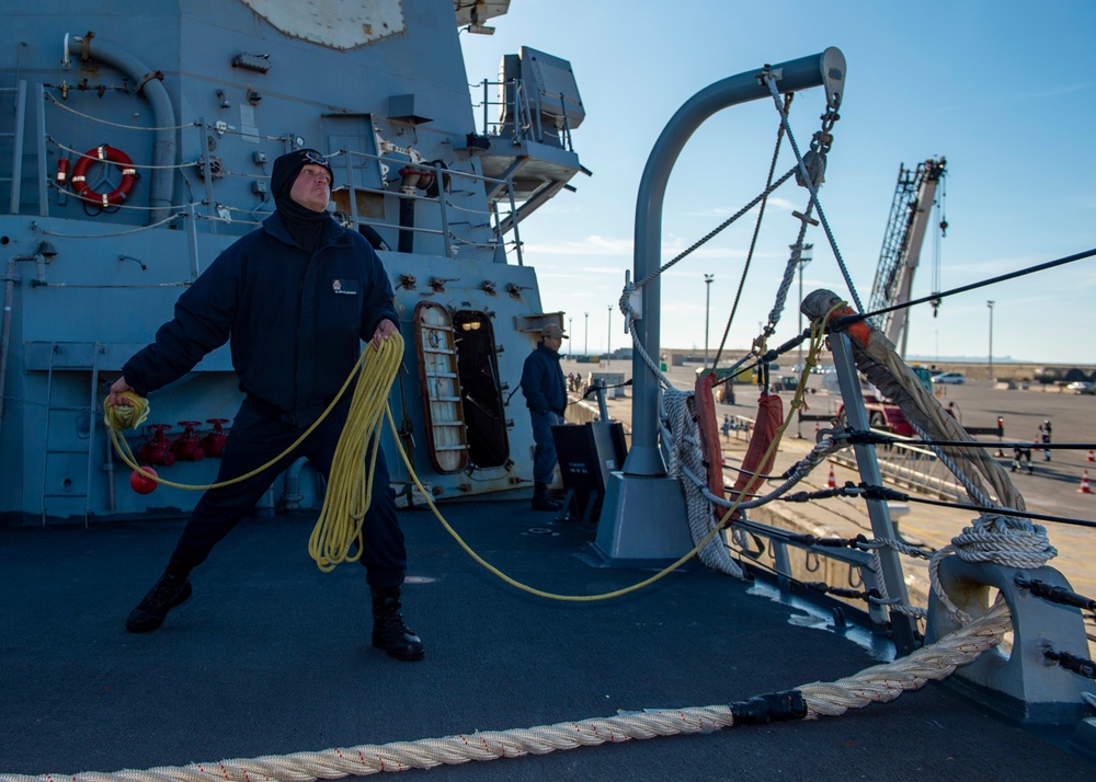 USS Bainbridge Deployment