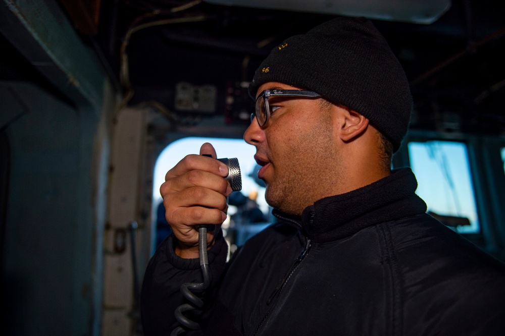 USS Bainbridge Deployment