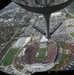 185th Air Refueling Wing conducts a flyover of Jack Trice Stadium.