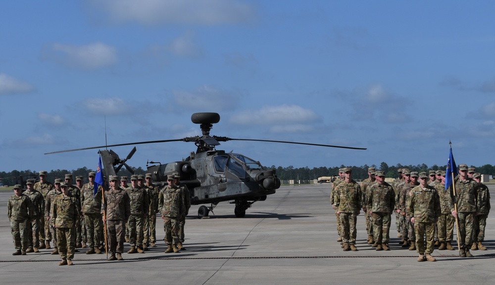 1-151st Attack Reconnaissance Battalion change of command ceremony