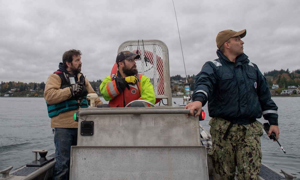 NAVSUP Oil Spill Training with United States Coast Guard