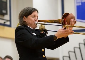 US Navy Band visits Wattsburgh, Pa.
