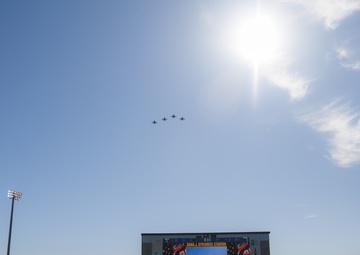 114th Fighter Wings flyover during South Dakota State game