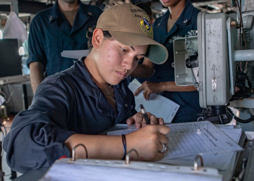 USS McCampbell Seamanship Training Exercise