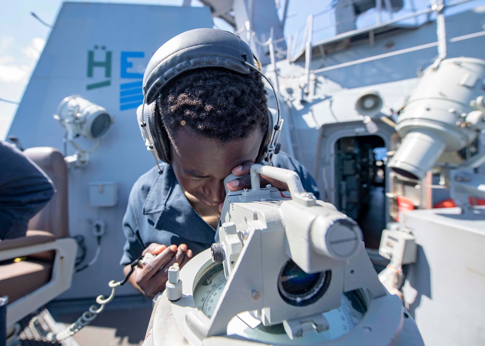 USS McCampbell Seamanship Training Exercise