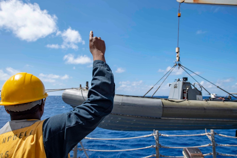 USS McCampbell Seamanship Training Exercise