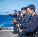 USS Harpers Ferry Conducts Small Arms Gun Shoot