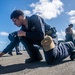 USS Harpers Ferry Conducts Small Arms Gun Shoot