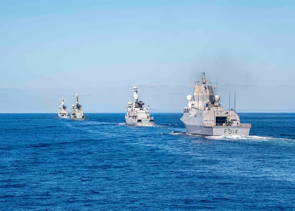 SNMG1 Forces Transit the Atlantic Ocean