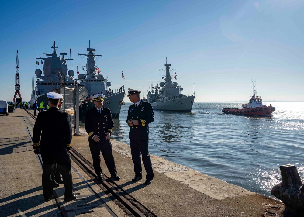 SNMG1 Leadership Gathers Pierside