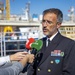 Portuguese Navy Cmdr. Monteir DaSilva Conducts an Interview