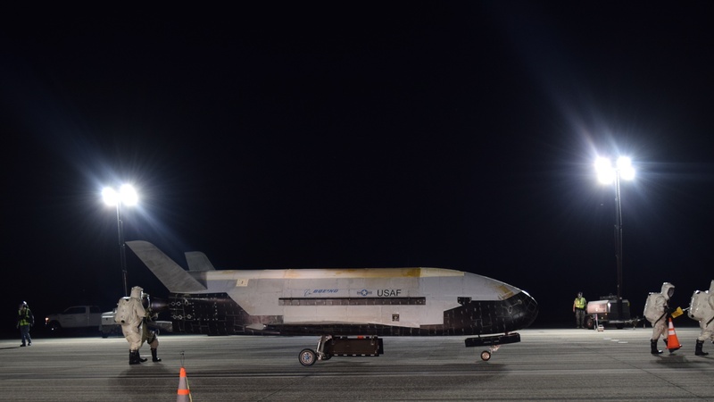 X-37B breaks record, lands after 780 days in orbit