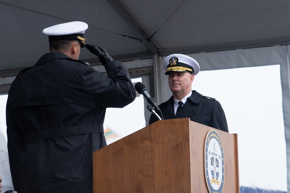 USS Indianapolis commissioned