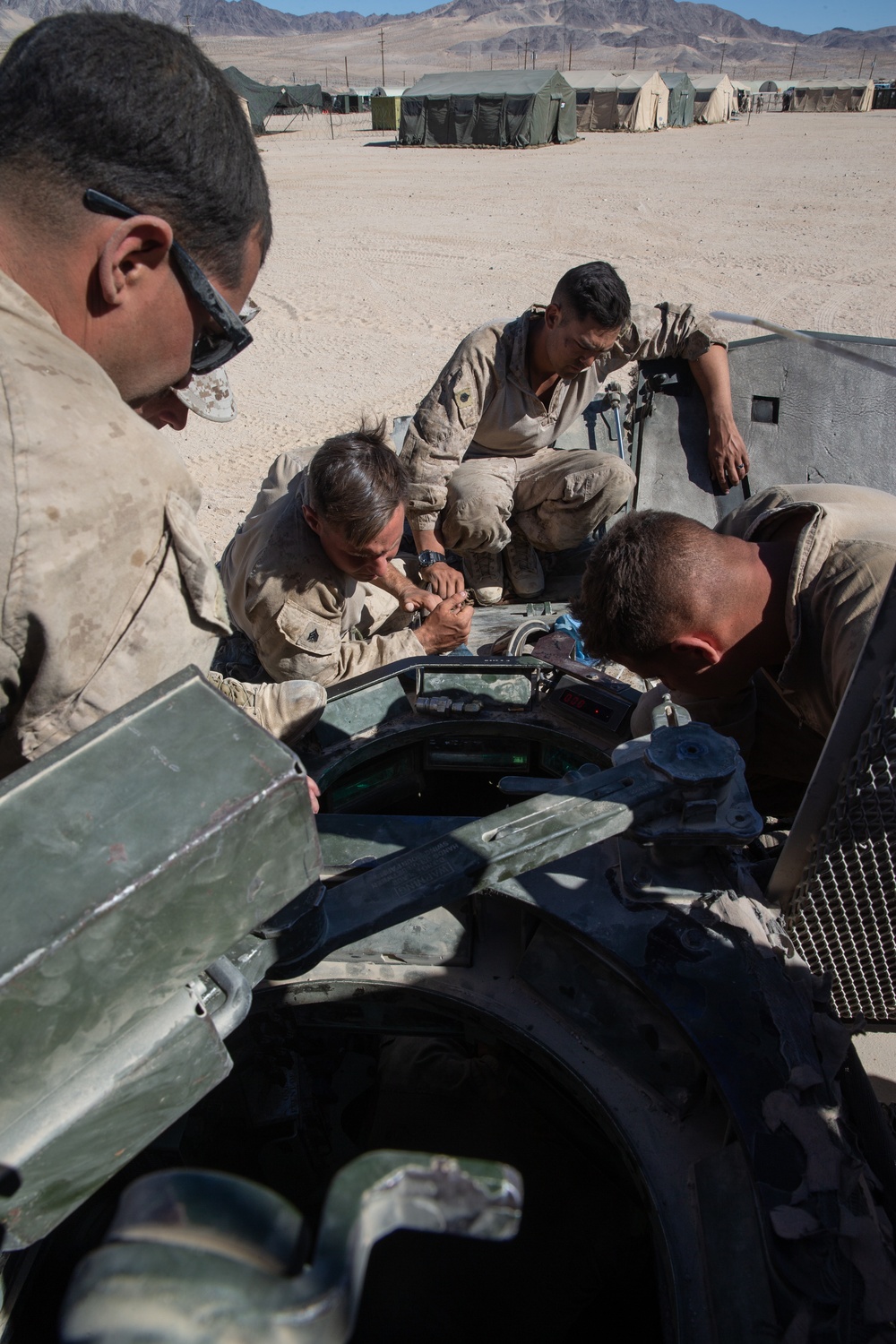 JUMP Platoon Marines prepare for a convoy