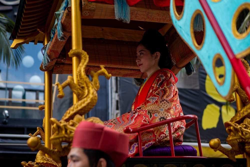 Okinawa local and US communities celebrate Ryukyu Dynasty Parade together