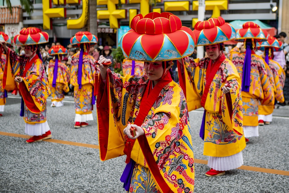 Okinawa local and US communities celebrate Ryukyu Dynasty Parade together