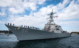 USS John S McCain (DDG 56) underway for at-sea testing