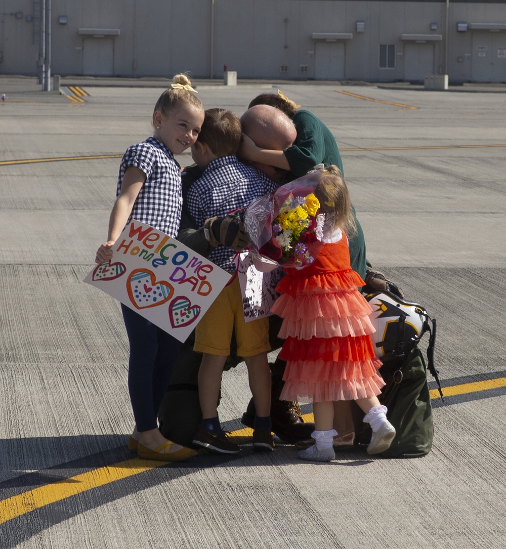 CVW-5 returns home from operations out at sea